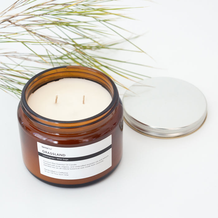 Grassland - Essential Oil Candle (large)