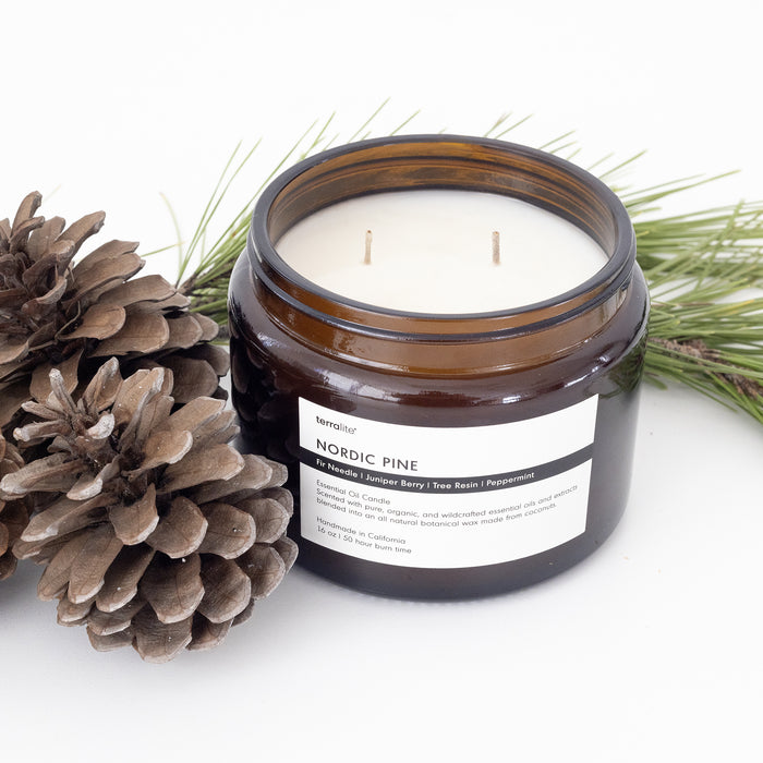 Nordic Pine - Essential Oil Candle (large)