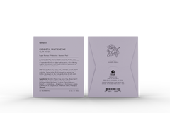 Probiotic Fruit Enzyme Organic Clay Mask - Single Use Treatment with Super Berries, Banana, and Probiotics