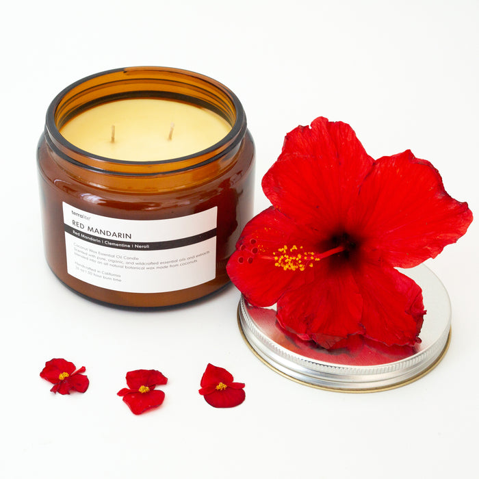 Red Mandarin - Essential Oil Candle (large)
