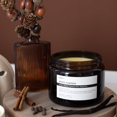 White Pumpkin - Essential Oil Candle (large)