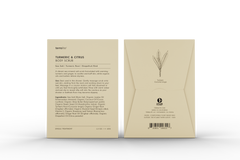 Turmeric & Citrus Body Scrub Organic - Single Use Treatment with Ginger and Grapefruit