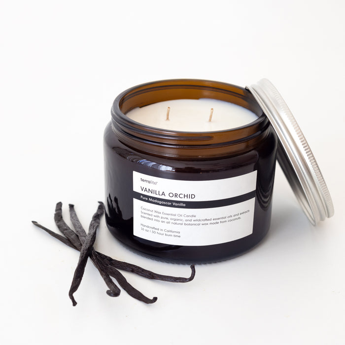 Vanilla Orchid - Essential Oil Candle (large)