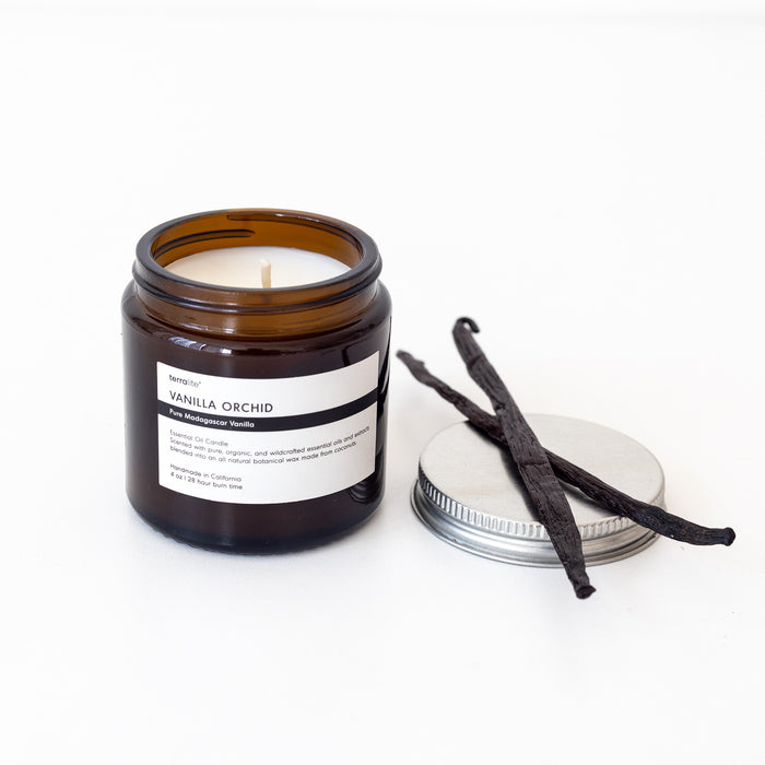 Vanilla Orchid - Essential Oil Candle (travel)