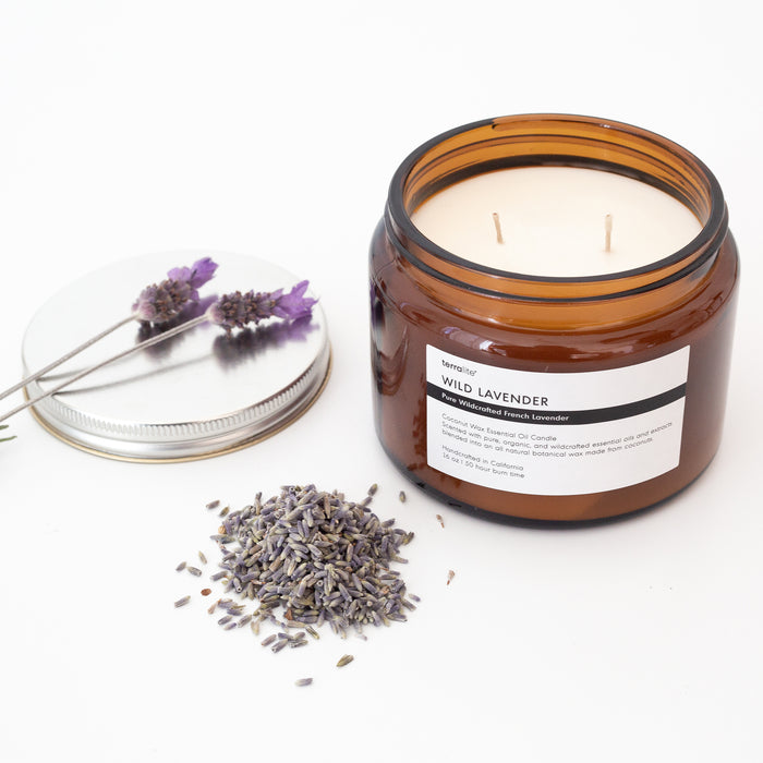 Wild Lavender - Essential Oil Candle (large)