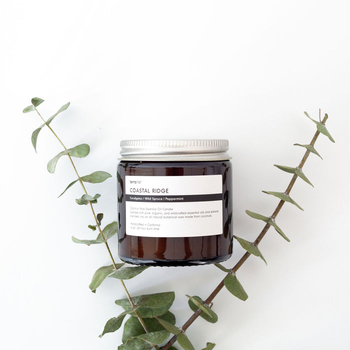Coastal Ridge - Essential Oil Candle (travel)