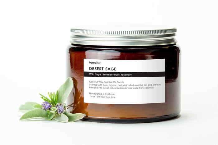 Desert Sage - Essential Oil Candle (large)