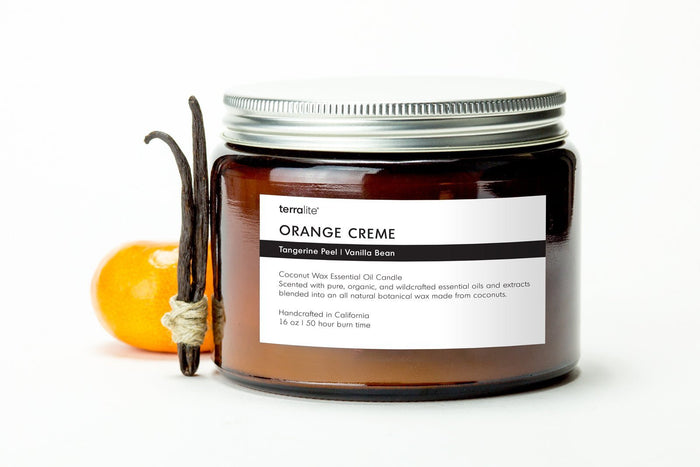 Orange Creme - Essential Oil Candle (large)