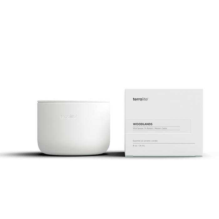 Woodlands - Essential Oil Ceramic Candle