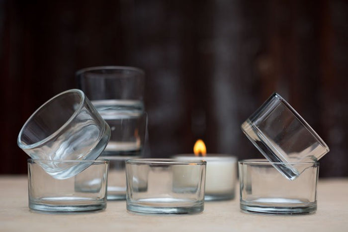 Reusable Glass Tealight Holders