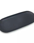 Matte Black Metal Candle Tray