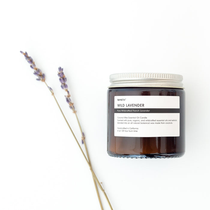 Wild Lavender - Essential Oil Candle (travel)