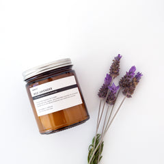 Wild Lavender Essential Oil Candle - 8 oz.